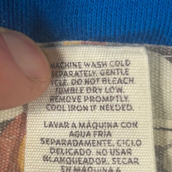 OP Ocean Pacific Hoodie Men's Size Small Full Zip Blue Striped Surf  GUC - Picture 11 of 13